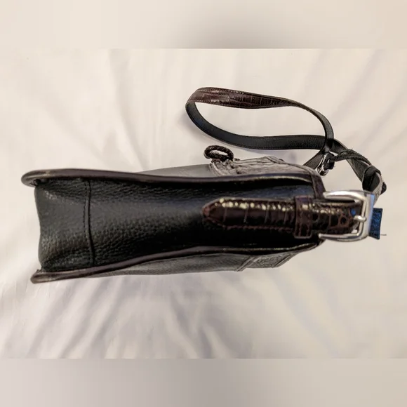 Brighton Emma Bag Black/Brown Excellent Condition - Picture 6 of 7